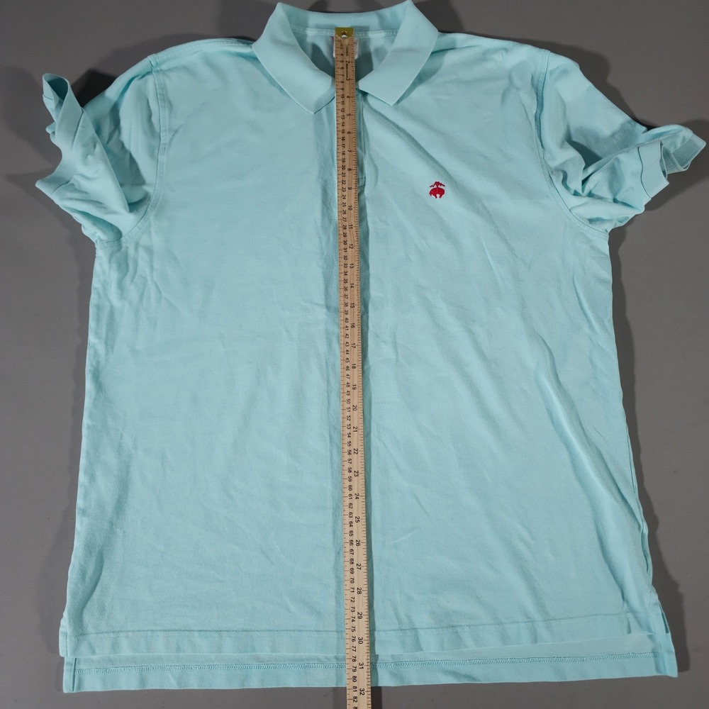 Brooks Brothers Performance Polo Mens XXL Light Blue Original Fit Cotton - Picture 6 of 7